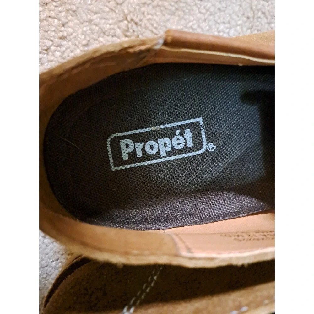 Propet Finn Men's Tan Suede Leather Upper Lining‎ Oxford Shoes 12 M( D) NEW